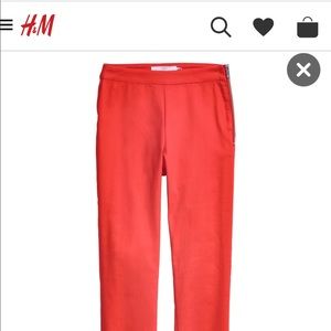 H&M skinny leggings with side zipper